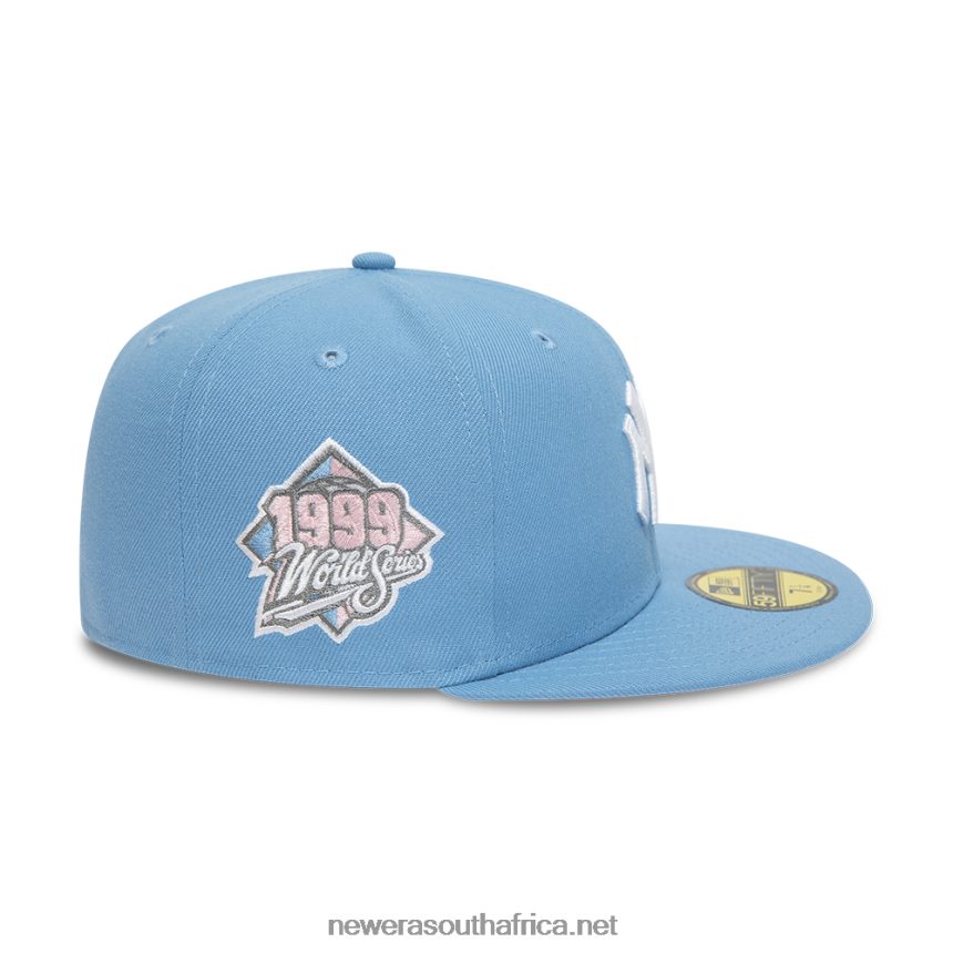 New York Yankees Pastel Blue 59FIFTY Fitted Cap New Era TRBRBN1351
