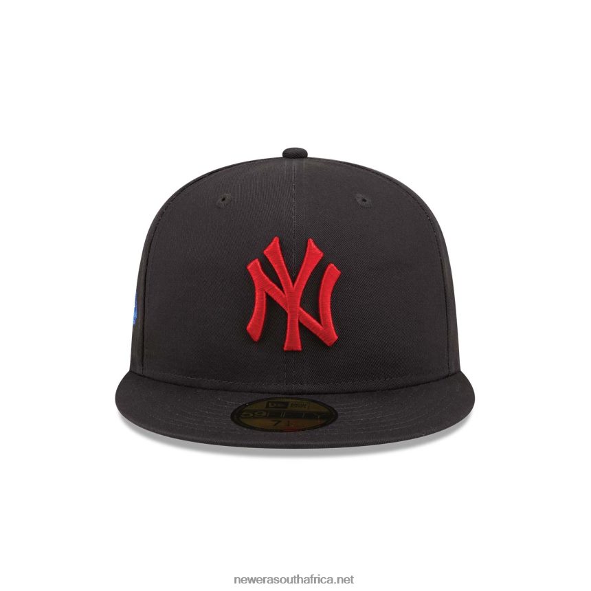 New York Yankees Patch Blue 59FIFTY Fitted Cap New Era TRBRBN280