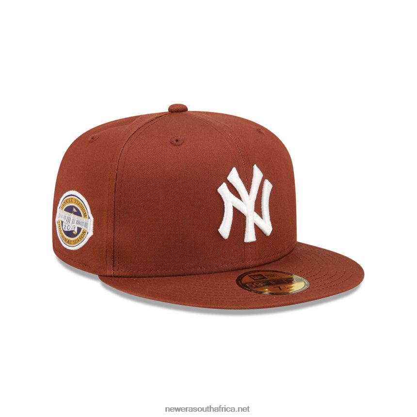 New York Yankees Patch Dark Brown 59FIFTY Fitted Cap New Era TRBRBN1066