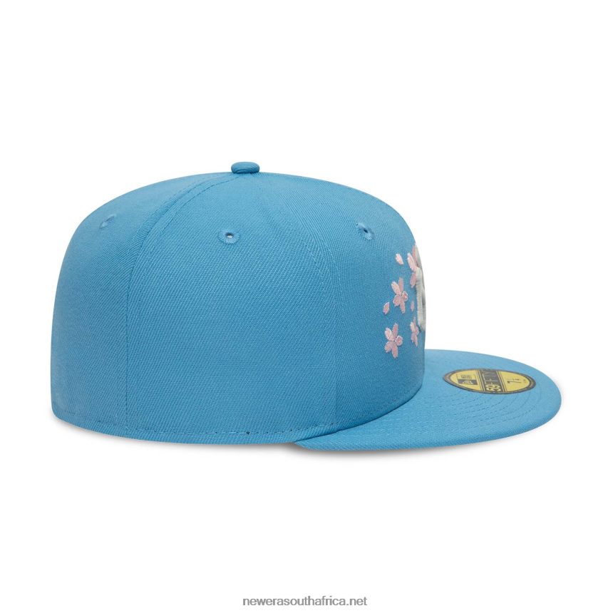 New York Yankees Pink Blossom Blue 59FIFTY Fitted Cap New Era TRBRBN1060
