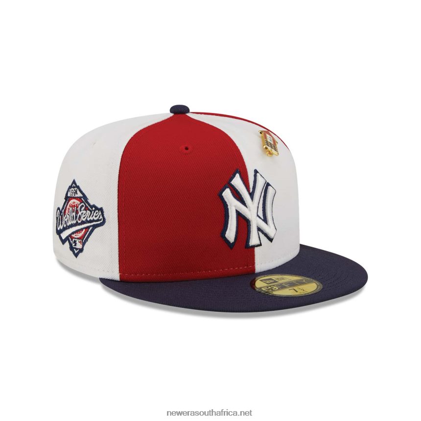 New York Yankees Pinwheel Americana Red 59FIFTY Fitted Cap New Era TRBRBN1372