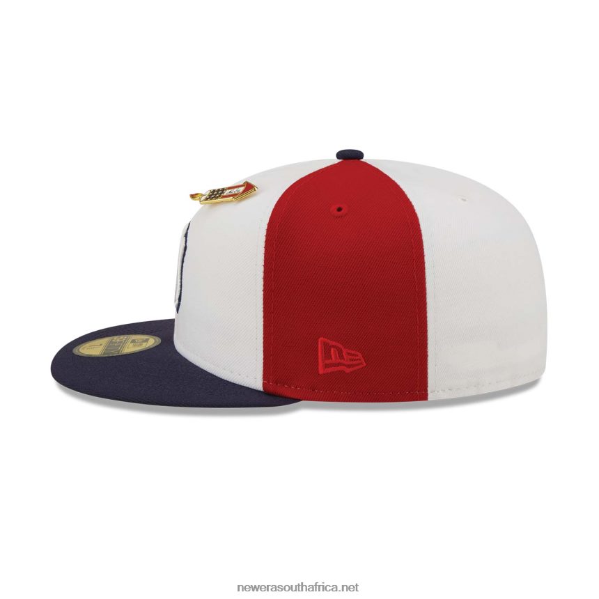 New York Yankees Pinwheel Americana Red 59FIFTY Fitted Cap New Era TRBRBN1372