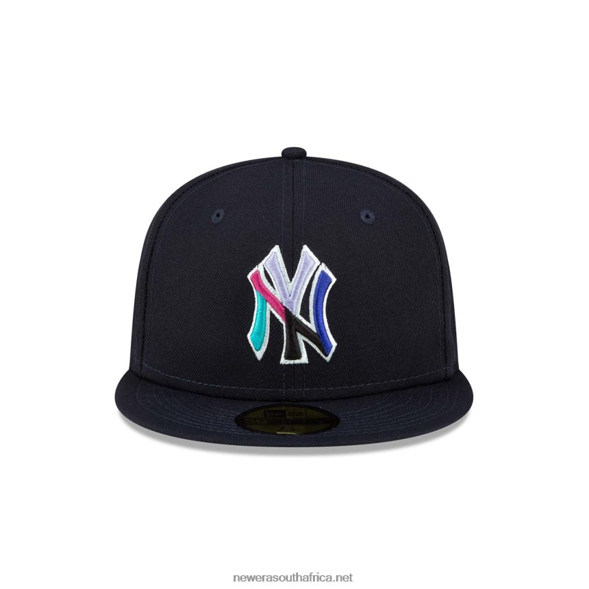 New York Yankees Polarlights Navy 59FIFTY Fitted Cap New Era TRBRBN452