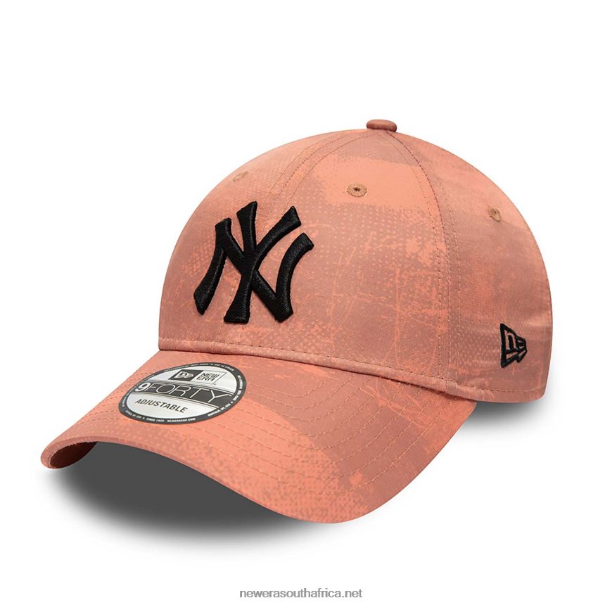New York Yankees Print Pink 9FORTY Adjustable Cap New Era TRBRBN1676