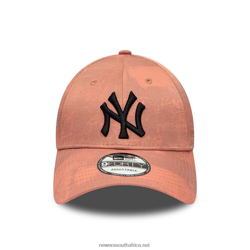 New York Yankees Print Pink 9FORTY Adjustable Cap New Era TRBRBN1676