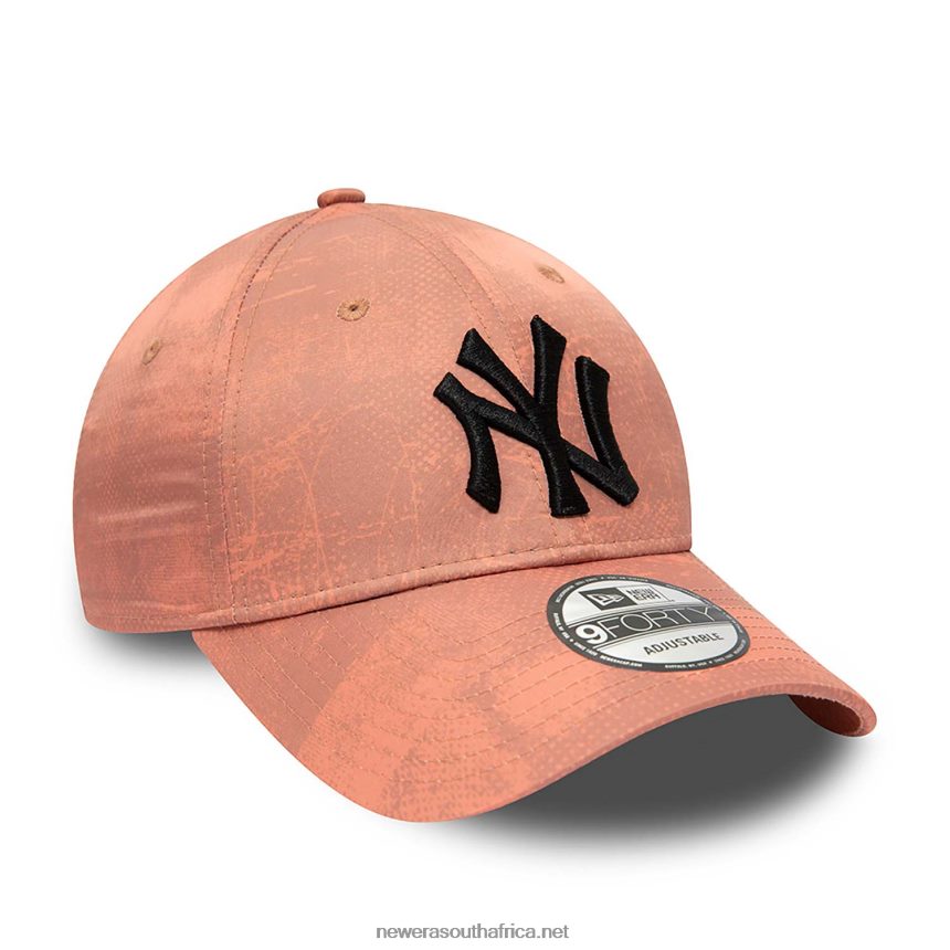 New York Yankees Print Pink 9FORTY Adjustable Cap New Era TRBRBN1676