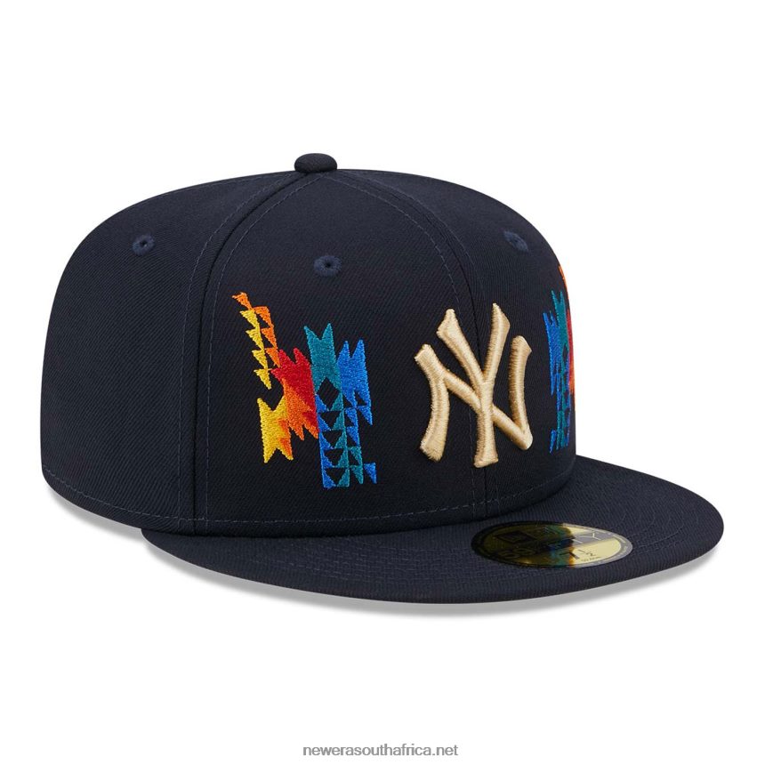 New York Yankees Southwestern Navy 59FIFTY Fitted Cap New Era TRBRBN1241