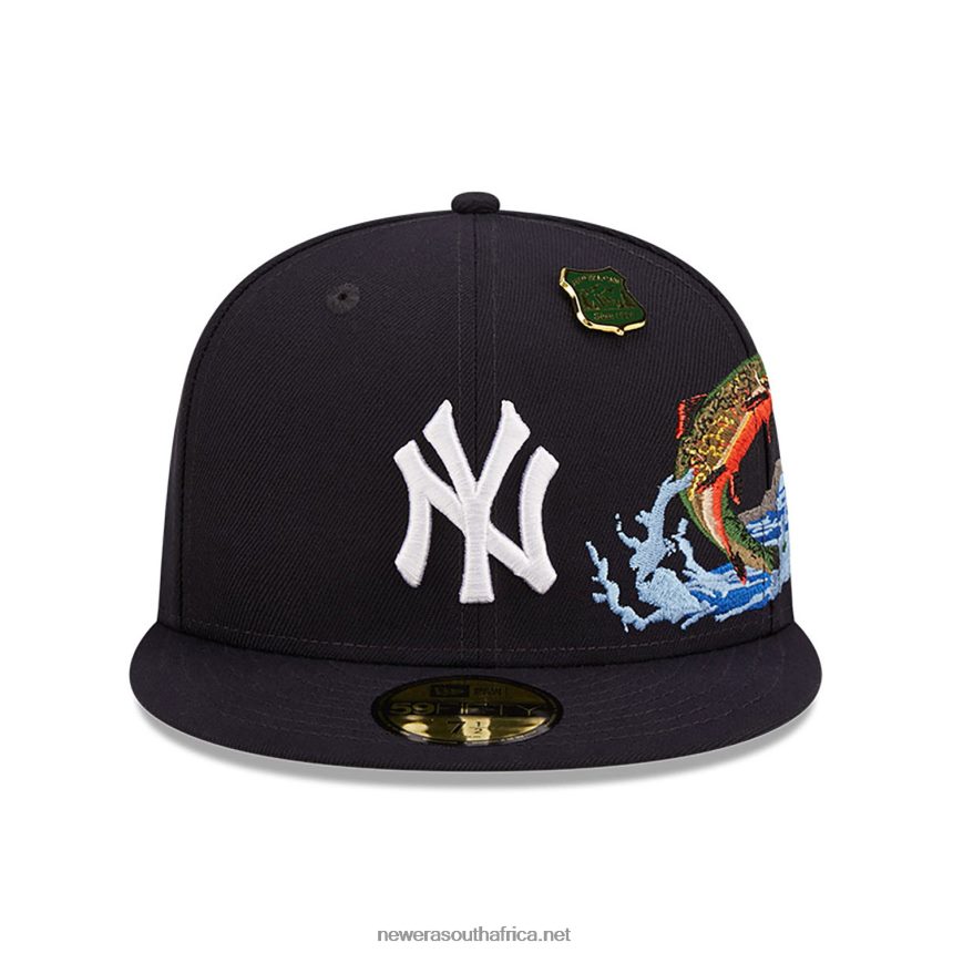 New York Yankees State Park Navy 59FIFTY Fitted Cap New Era TRBRBN1247