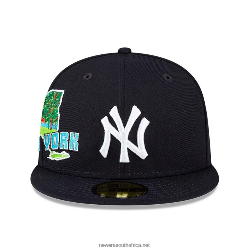 New York Yankees Stateview Navy 59FIFTY Fitted Cap New Era TRBRBN927
