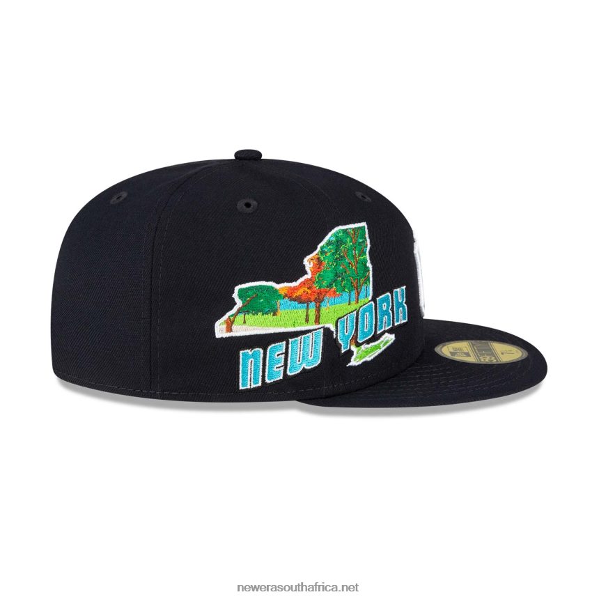 New York Yankees Stateview Navy 59FIFTY Fitted Cap New Era TRBRBN927
