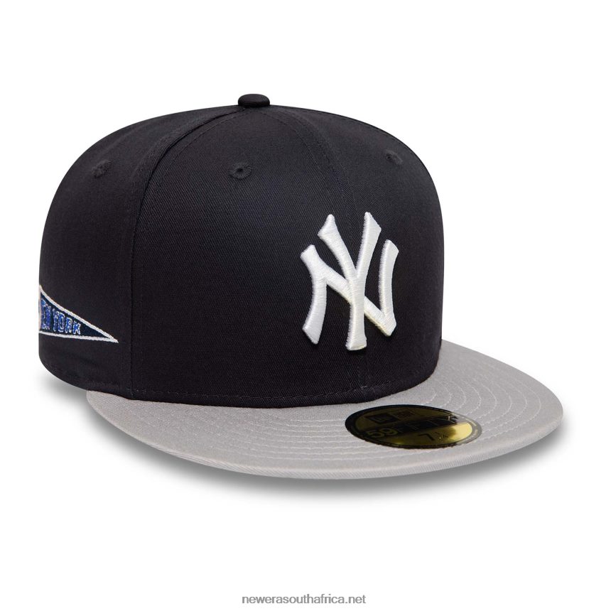 New York Yankees Team City Patch Navy 59FIFTY Fitted Cap New Era TRBRBN1064