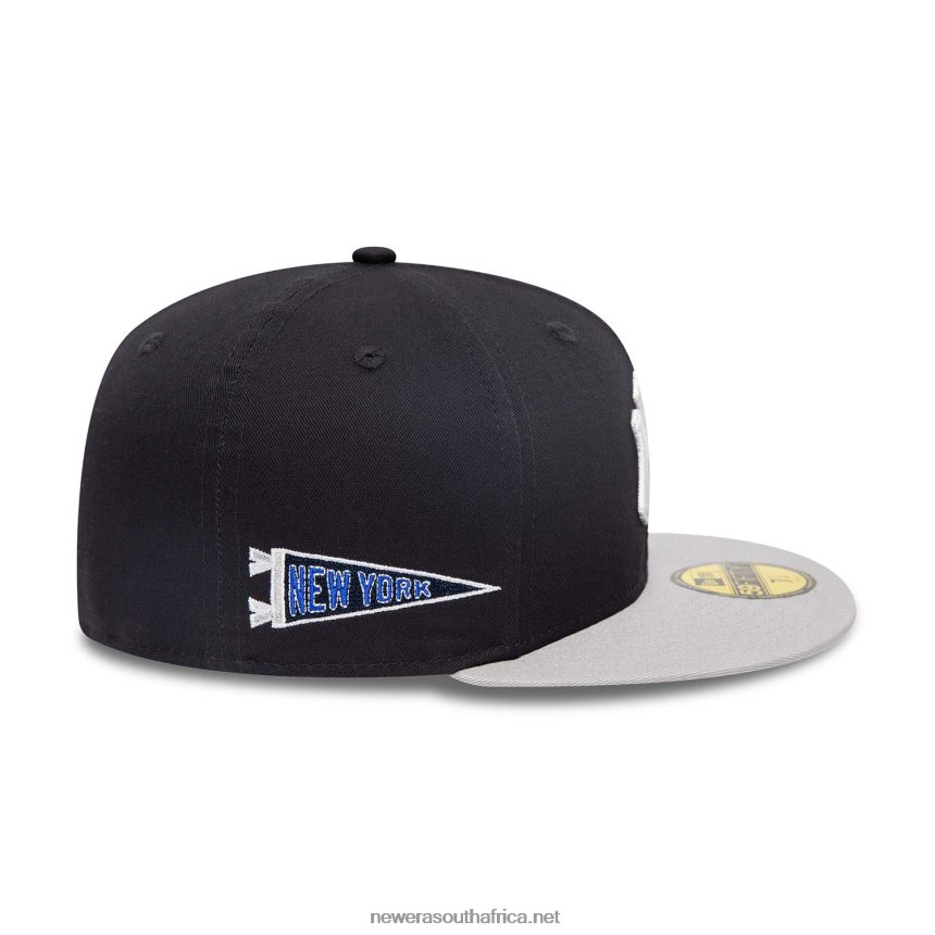 New York Yankees Team City Patch Navy 59FIFTY Fitted Cap New Era TRBRBN1064