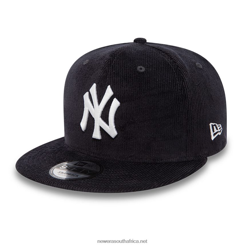 New York Yankees Team Colour Cord Navy 9FIFTY Snapback Cap New Era TRBRBN1925