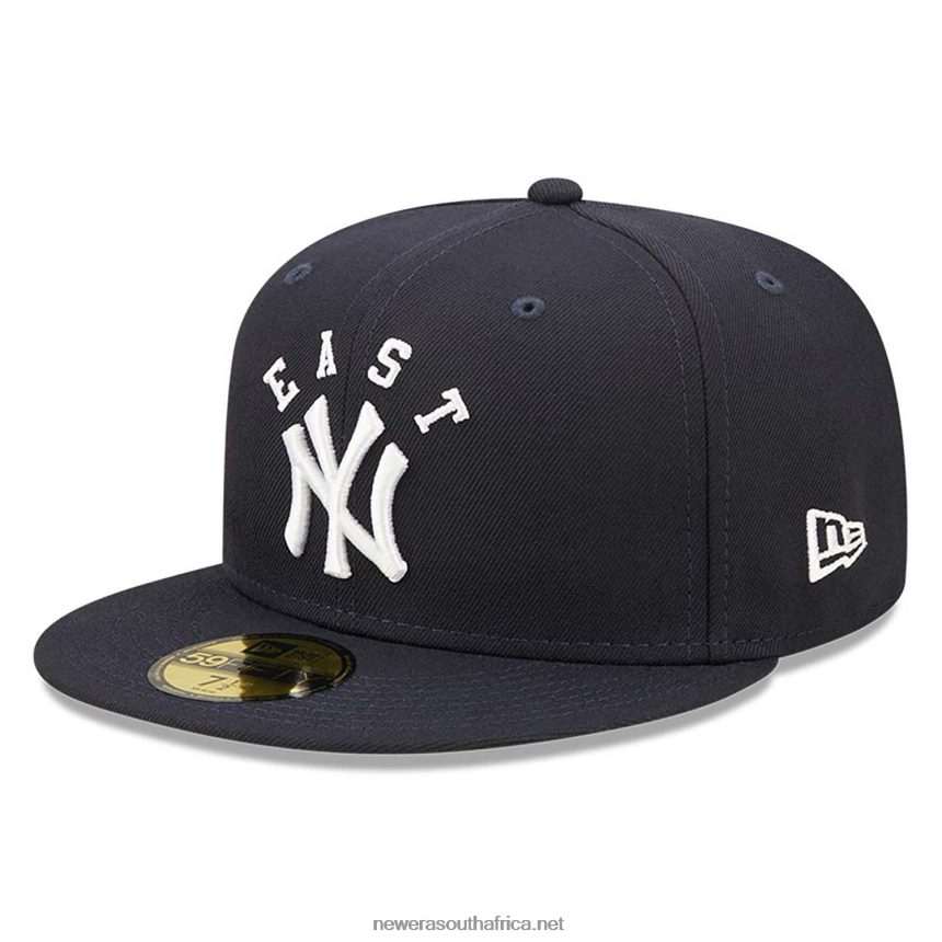 New York Yankees Team League Blue 59FIFTY Fitted Cap New Era TRBRBN1164