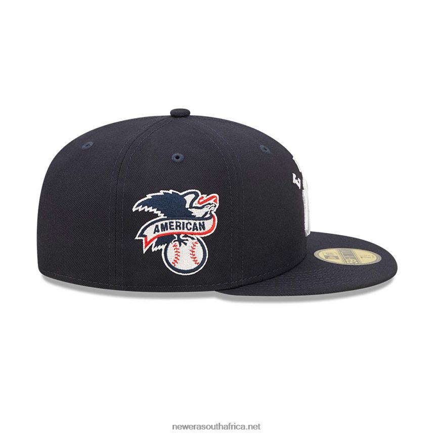 New York Yankees Team League Blue 59FIFTY Fitted Cap New Era TRBRBN1164