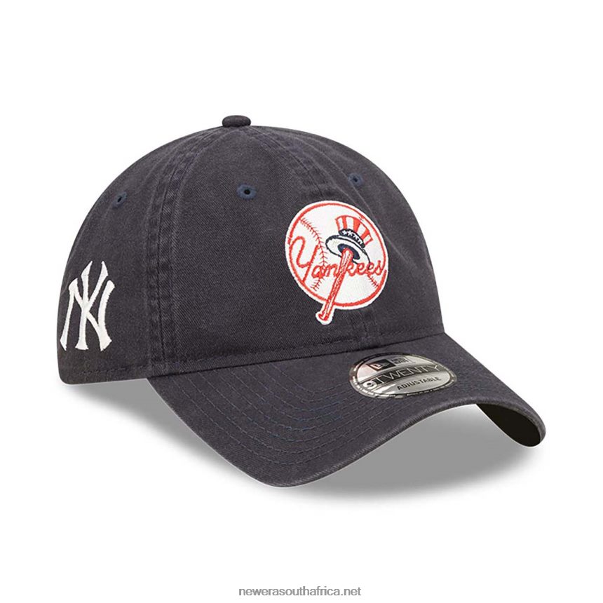 New York Yankees Team Patch Blue 9TWENTY Adjustable Cap New Era TRBRBN2220