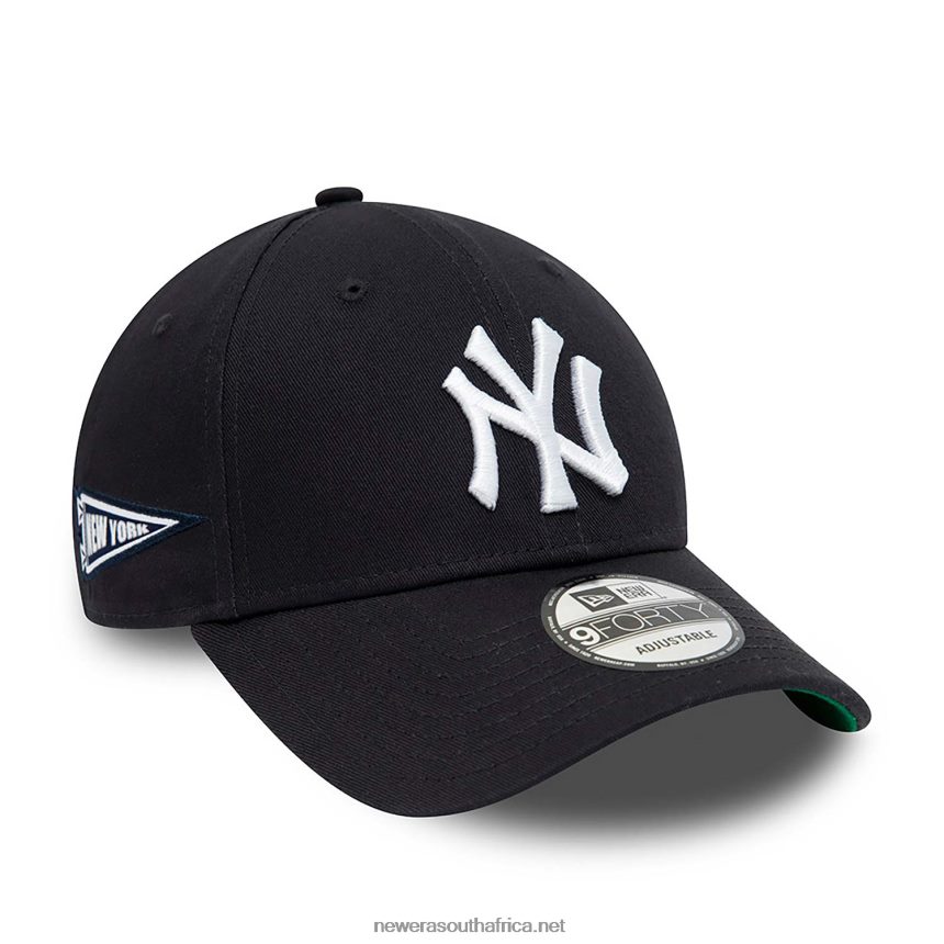 New York Yankees Team Side Patch Blue 9FORTY Adjustable Cap New Era TRBRBN1762