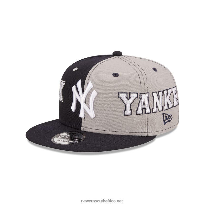 New York Yankees Teamsplit Navy 9FIFTY Snapback Cap New Era TRBRBN2117