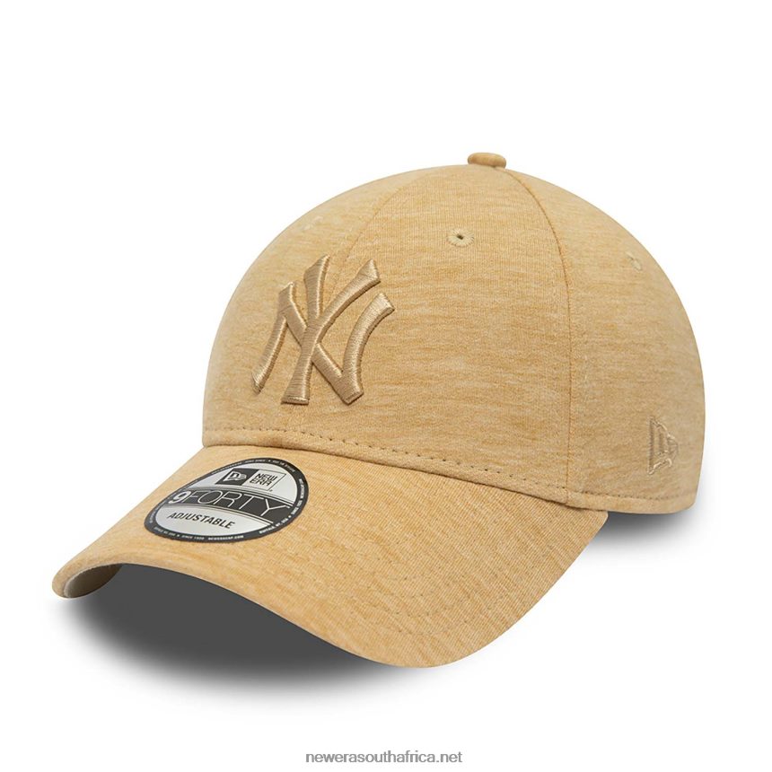New York Yankees Tonal Jersey Light Beige 9FORTY Adjustable Cap New Era TRBRBN1557