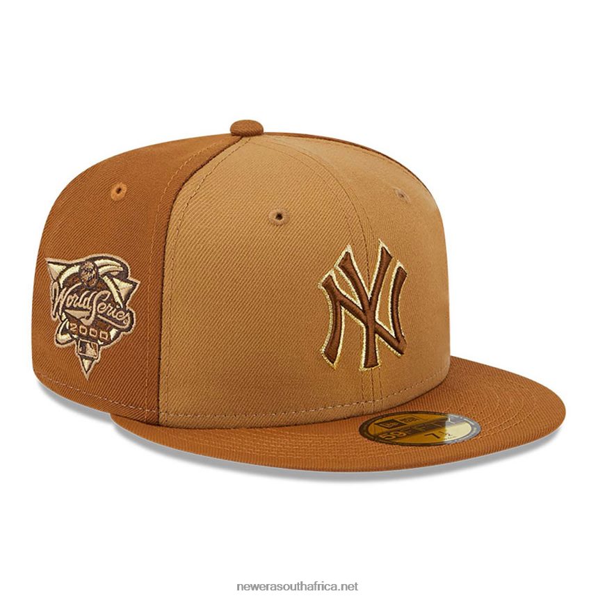 New York Yankees Tri Tone Brown 59FIFTY Fitted Cap New Era TRBRBN1396