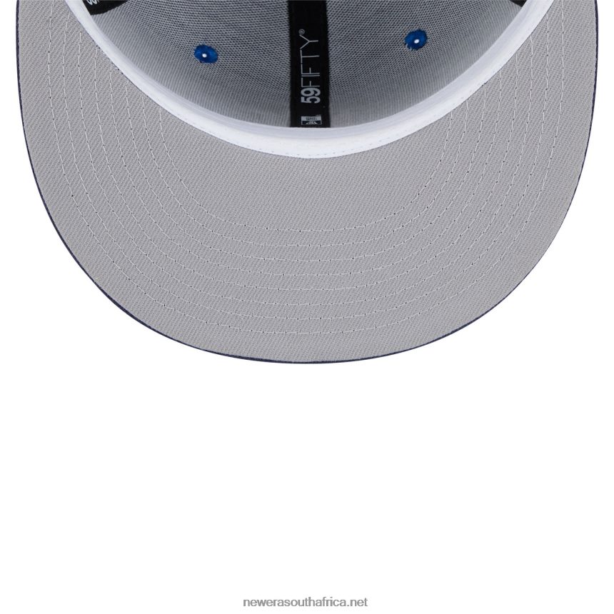 New York Yankees Tri Tone Team Blue 59FIFTY Fitted Cap New Era TRBRBN1038