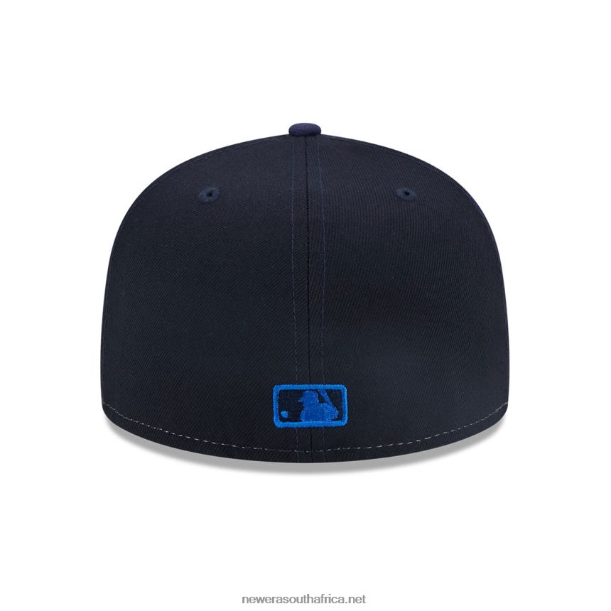 New York Yankees Tri Tone Team Blue 59FIFTY Fitted Cap New Era TRBRBN1038