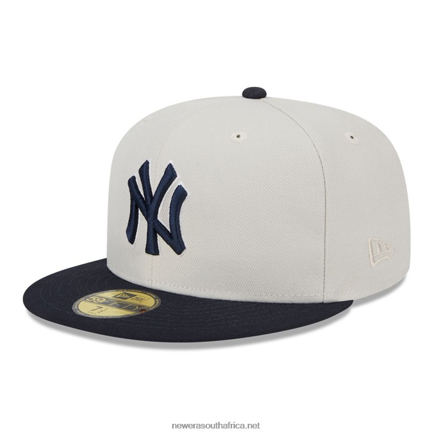 New York Yankees Varsity Letter Stone 59FIFTY Fitted Cap New Era TRBRBN315