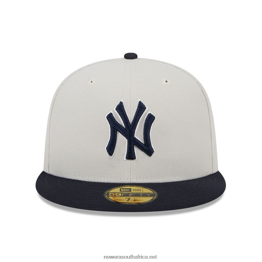New York Yankees Varsity Letter Stone 59FIFTY Fitted Cap New Era TRBRBN315