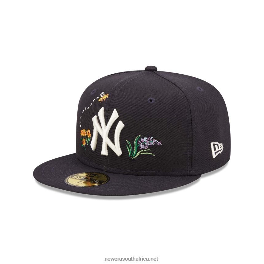 New York Yankees Watercolour Floral Navy 59FIFTY Cap New Era TRBRBN1016