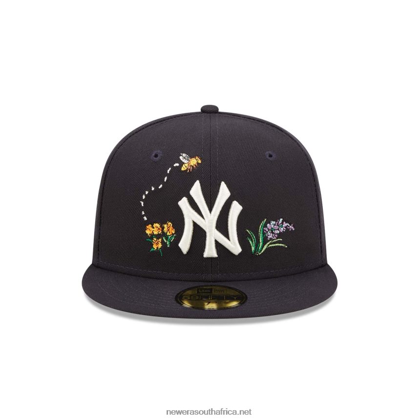 New York Yankees Watercolour Floral Navy 59FIFTY Cap New Era TRBRBN1016