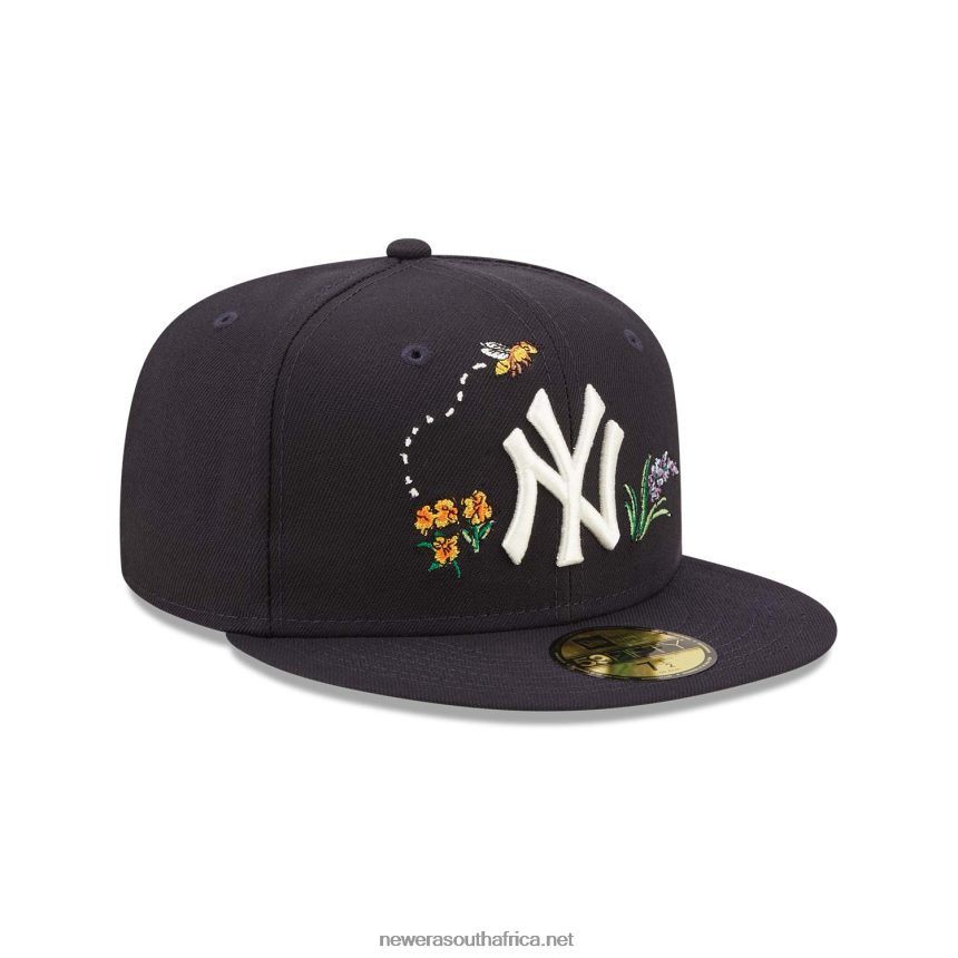New York Yankees Watercolour Floral Navy 59FIFTY Cap New Era TRBRBN1016