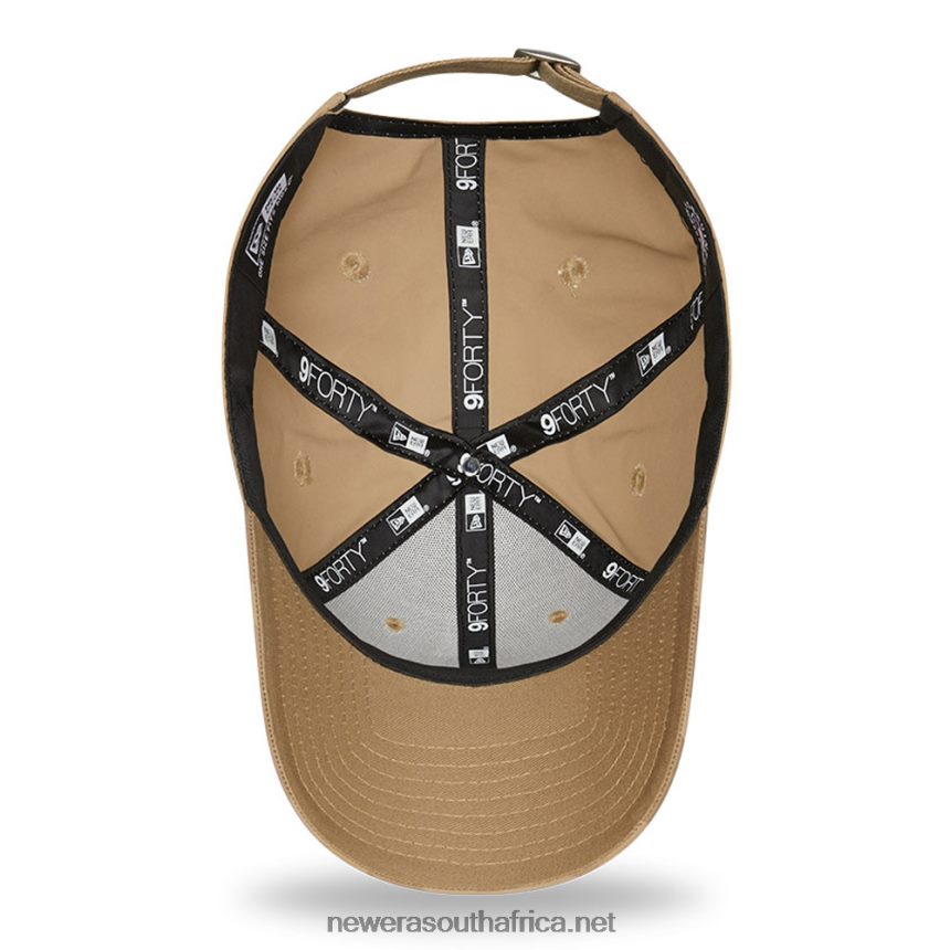 New York Yankees Womens Beige Camo 9FORTY Adjustable Cap New Era TRBRBN1622