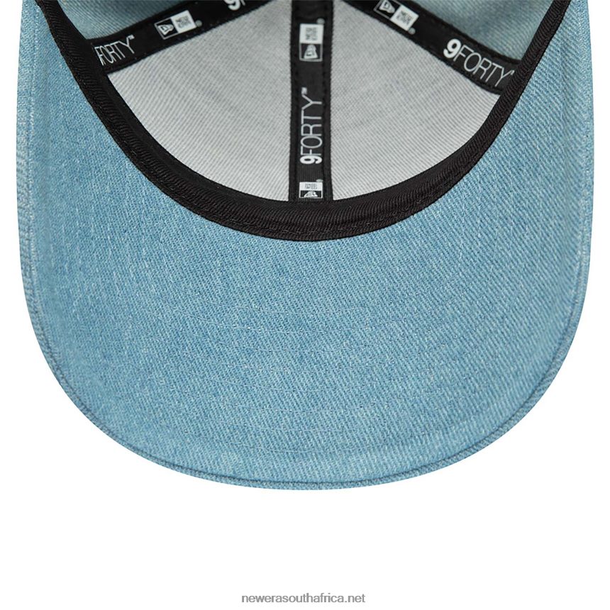 New York Yankees Womens Denim Blue 9FORTY Adjustable Cap New Era TRBRBN1694