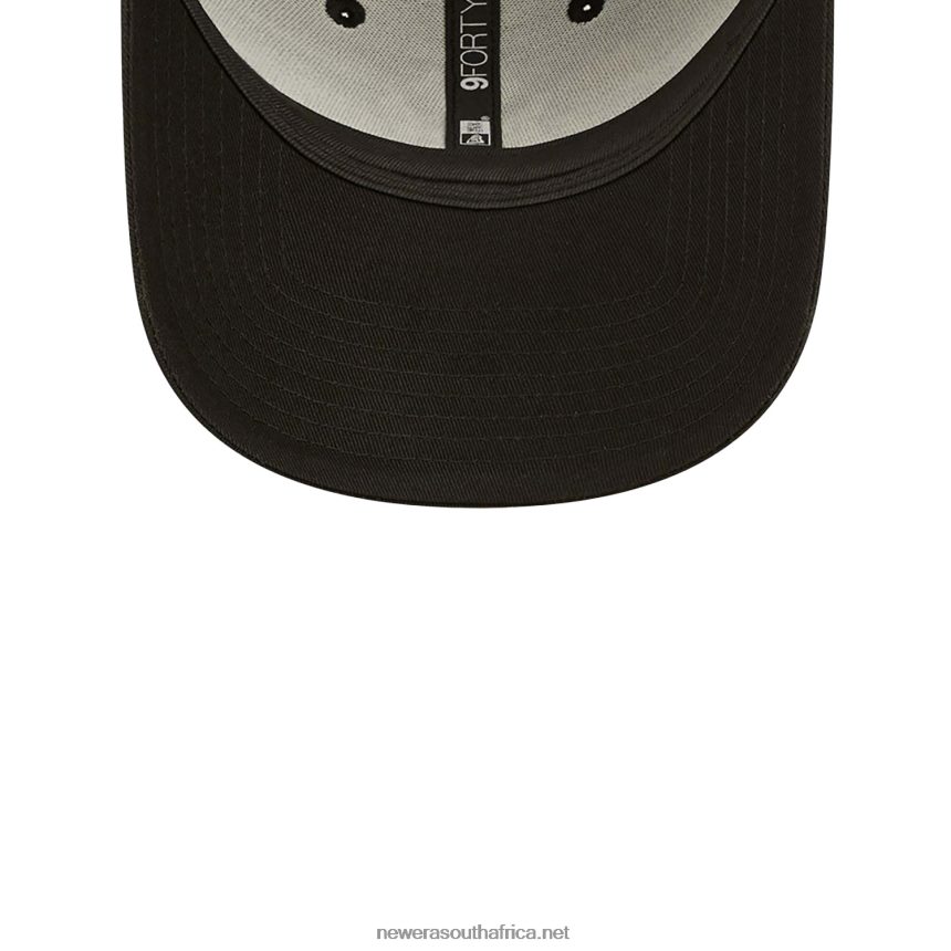 New York Yankees Womens Floral Metallic Black 9FORTY Adjustable Cap New Era TRBRBN1613