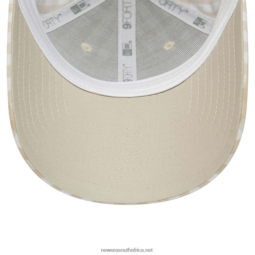 New York Yankees Womens Gingham Stone 9FORTY Adjustable Cap New Era TRBRBN1629