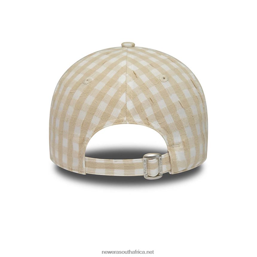 New York Yankees Womens Gingham Stone 9FORTY Adjustable Cap New Era TRBRBN1629