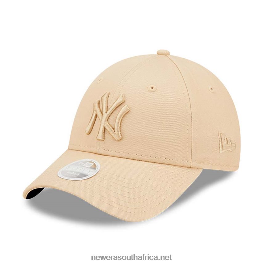 New York Yankees Womens League Essential Stone 9FORTY Adjustable Cap New Era TRBRBN1714