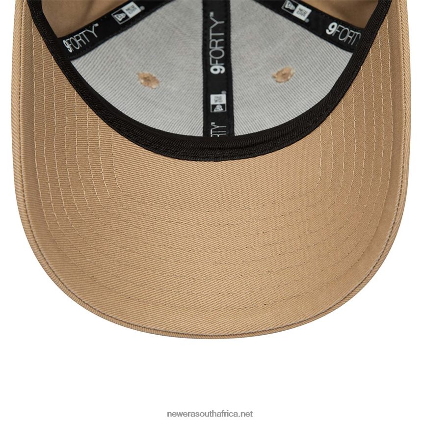 New York Yankees Womens Metallic Logo Brown 9FORTY Adjustable Cap New Era TRBRBN1551