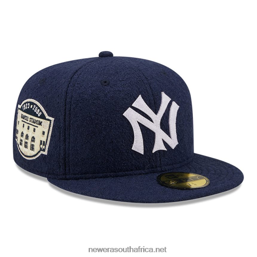 New York Yankees Wool Navy 59FIFTY Fitted Cap New Era TRBRBN359