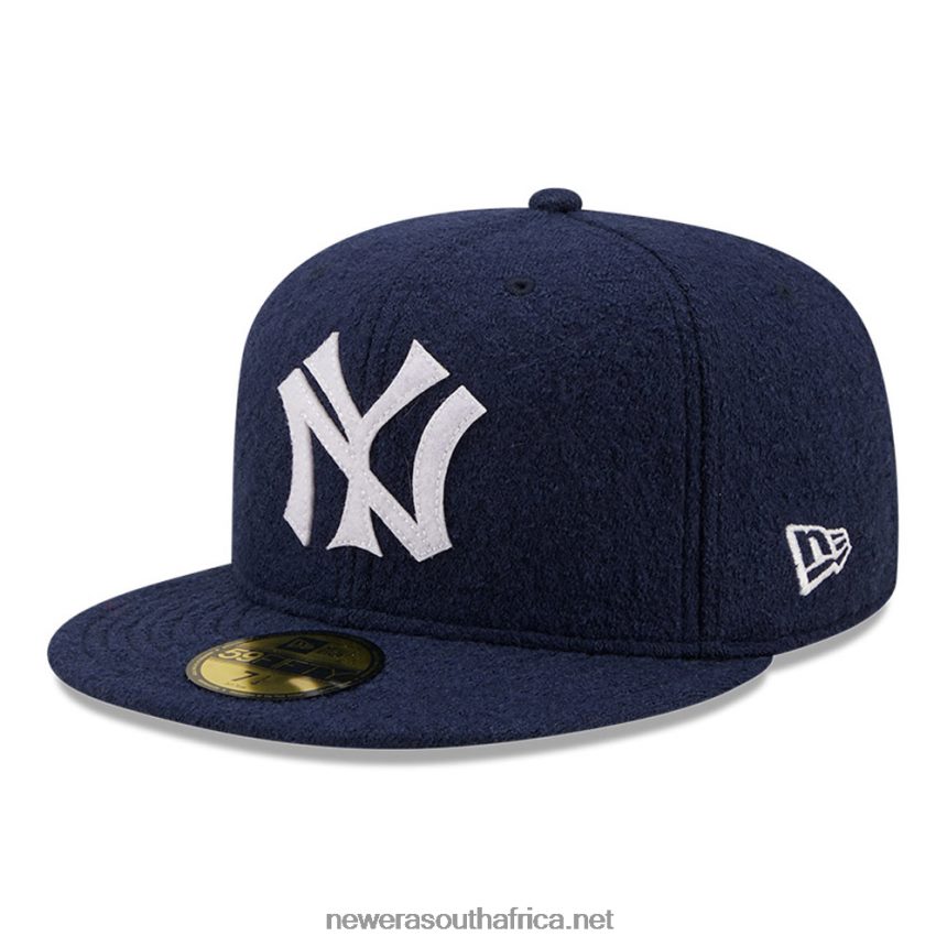 New York Yankees Wool Navy 59FIFTY Fitted Cap New Era TRBRBN359