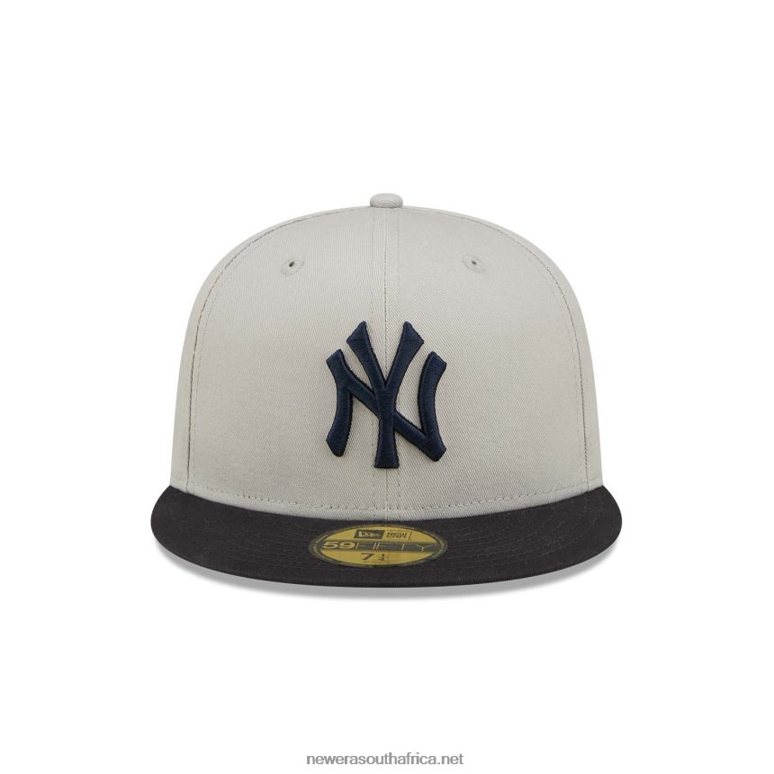 New York Yankees World Series Grey 59FIFTY Fitted Cap New Era TRBRBN156