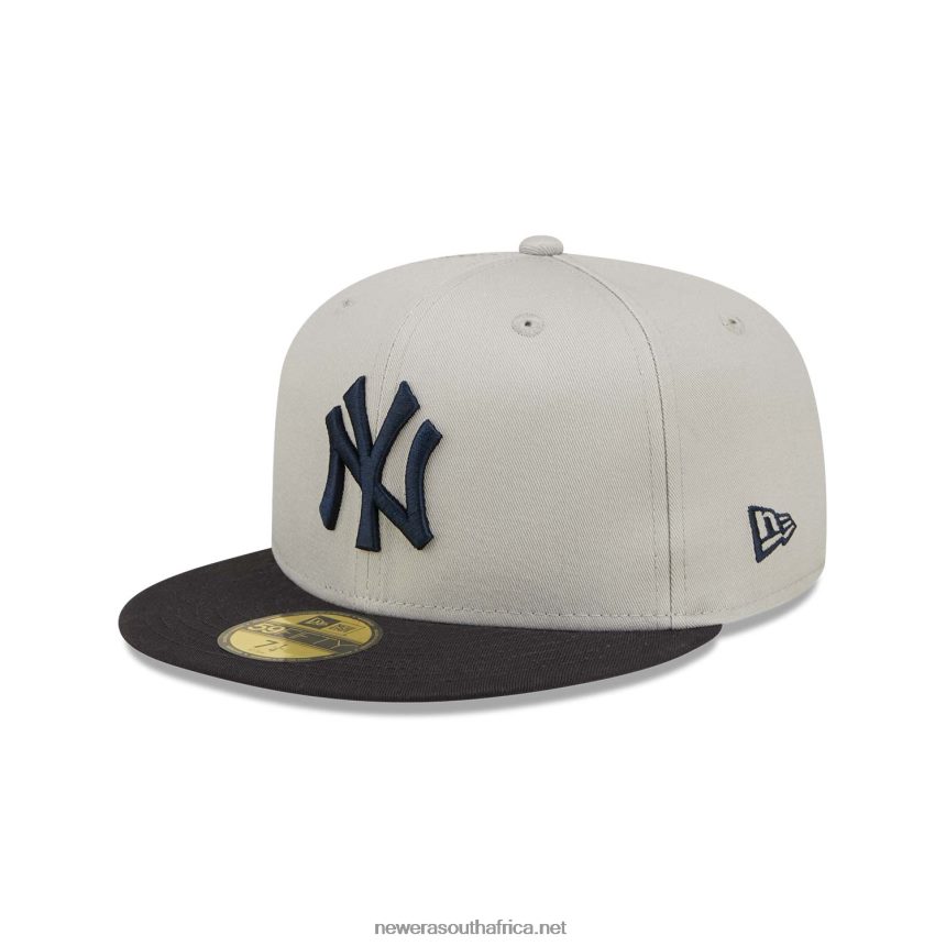 New York Yankees World Series Grey 59FIFTY Fitted Cap New Era TRBRBN156