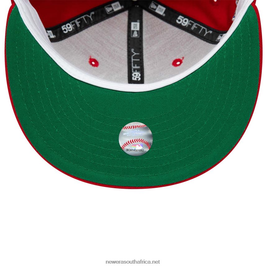 New York Yankees World Series Red 59FIFTY Fitted Cap New Era TRBRBN263