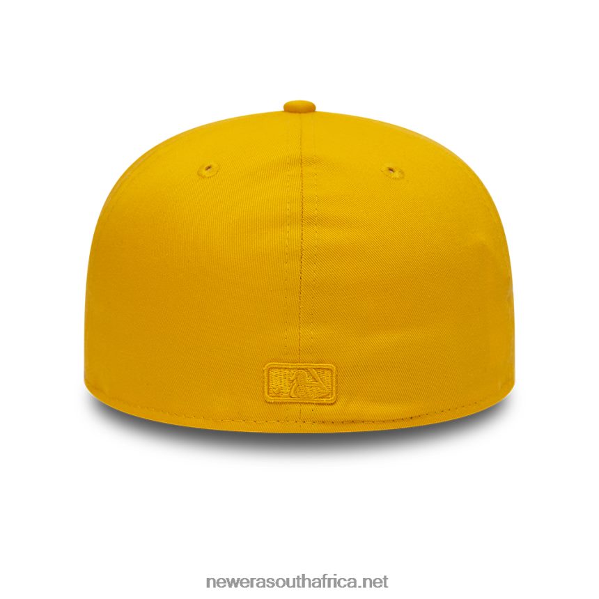 New York Yankees World Series Tonal Dark Yellow 59FIFTY Fitted Cap New Era TRBRBN238