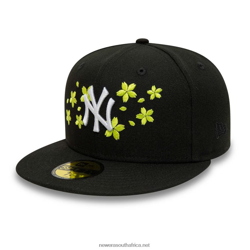 New York Yankees Yellow Blossom Black 59FIFTY Fitted Cap New Era TRBRBN1000