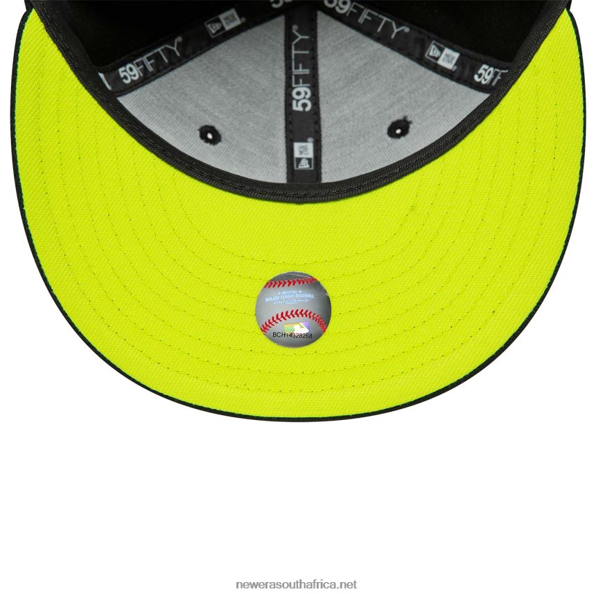 New York Yankees Yellow Blossom Black 59FIFTY Fitted Cap New Era TRBRBN1000