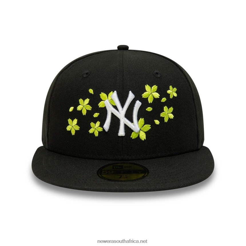 New York Yankees Yellow Blossom Black 59FIFTY Fitted Cap New Era TRBRBN1000