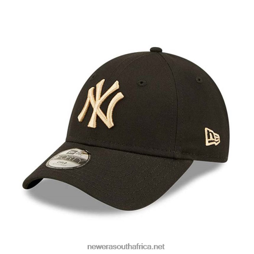 New York Yankees Youth League Essential Black 9FORTY Adjustable Cap New Era TRBRBN1779
