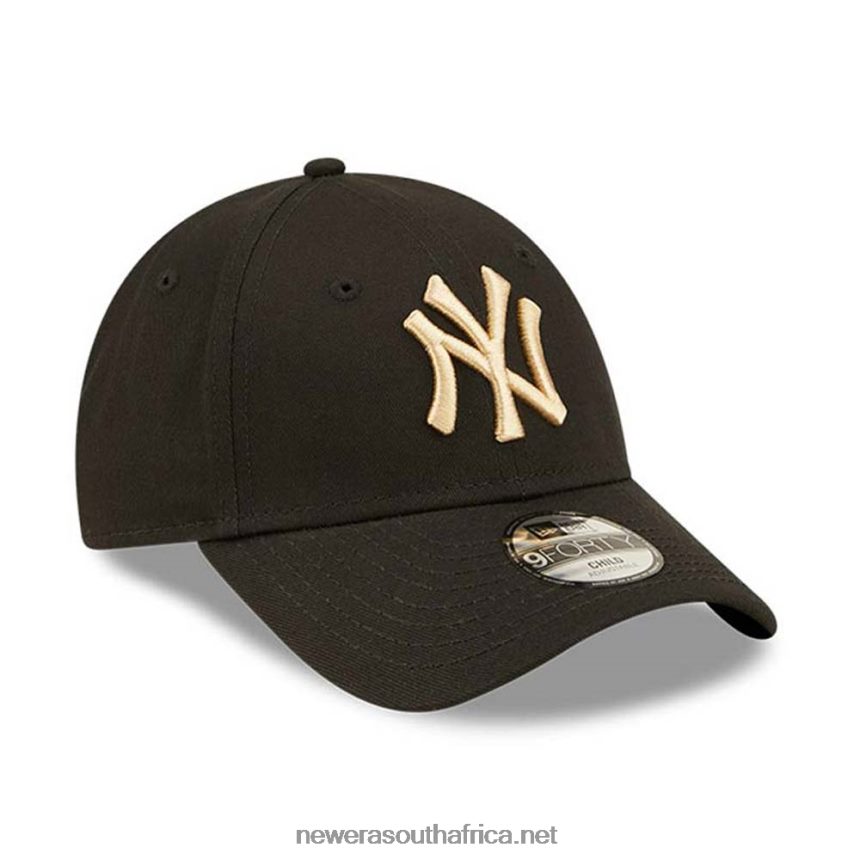 New York Yankees Youth League Essential Black 9FORTY Adjustable Cap New Era TRBRBN1779