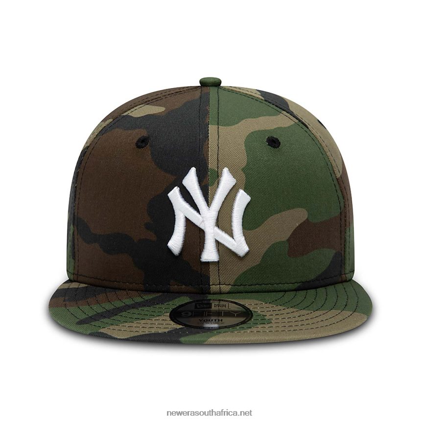 New York Yankees Youth Team Camo 9FIFTY Snapback Cap New Era TRBRBN1909